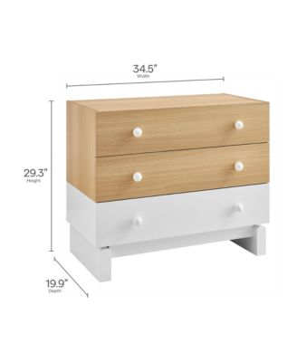 Nolia 3-Drawer Color Block Dresser