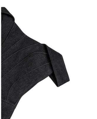  Off-Shoulder Sculpted Bustier