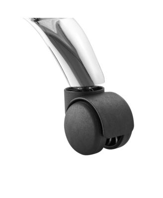 Ripple Armless Faux Leather Drafting Chair