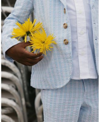 Boys' Organic Classic Seersucker Suit Jacket - Little Kid, Big Kid