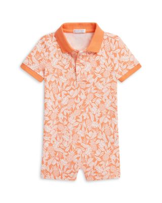 Boys' Pineapple Stretch Mesh Polo Shortall - Baby