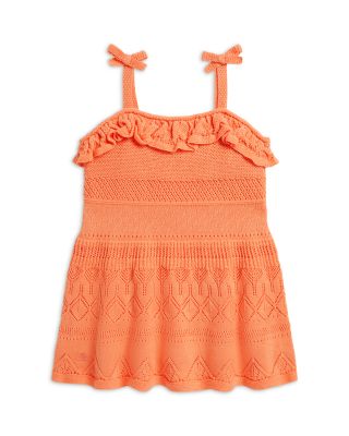 Girls' Pointelle Knit Cotton Sweater Dress - Baby