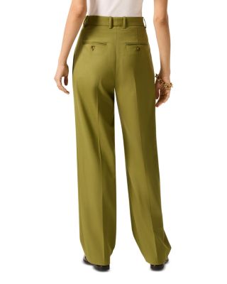 Pleated Tapered Trousers