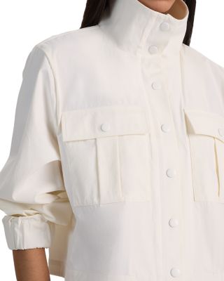 James Cropped Funnel Neck Jacket