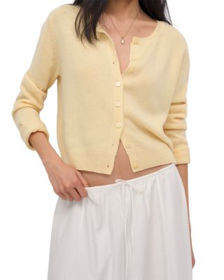 Clara Cashmere Crew Cardigan