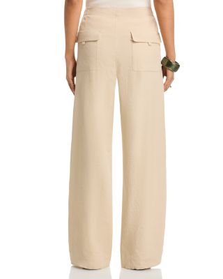 Mid Rise Wide Leg Pants