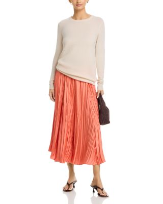 Crinkle Paneled Maxi Skirt - Exclusive