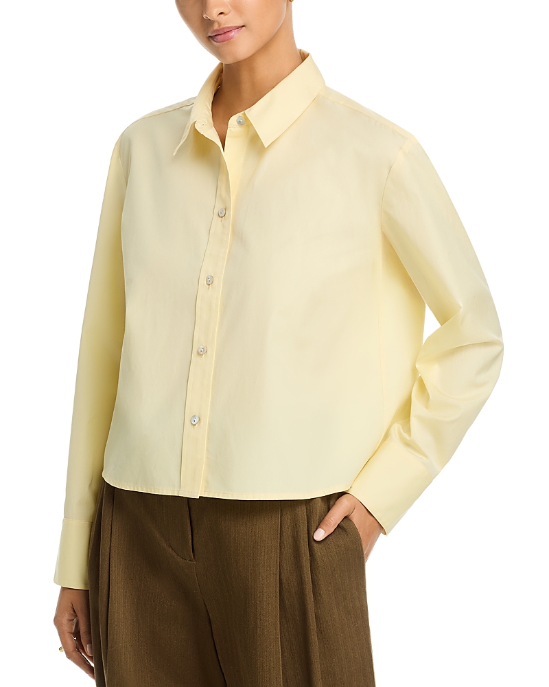 Vince Cropped Button Down Shirt