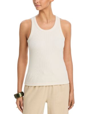 Ribbed Scoop Neck Tank