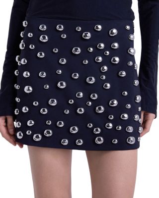 Bubble Stud Mini Skirt