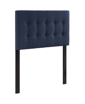 Emily Upholstered Fabric Headboard, Twin