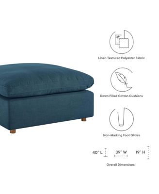 Commix Down Filled Overstuffed Ottoman