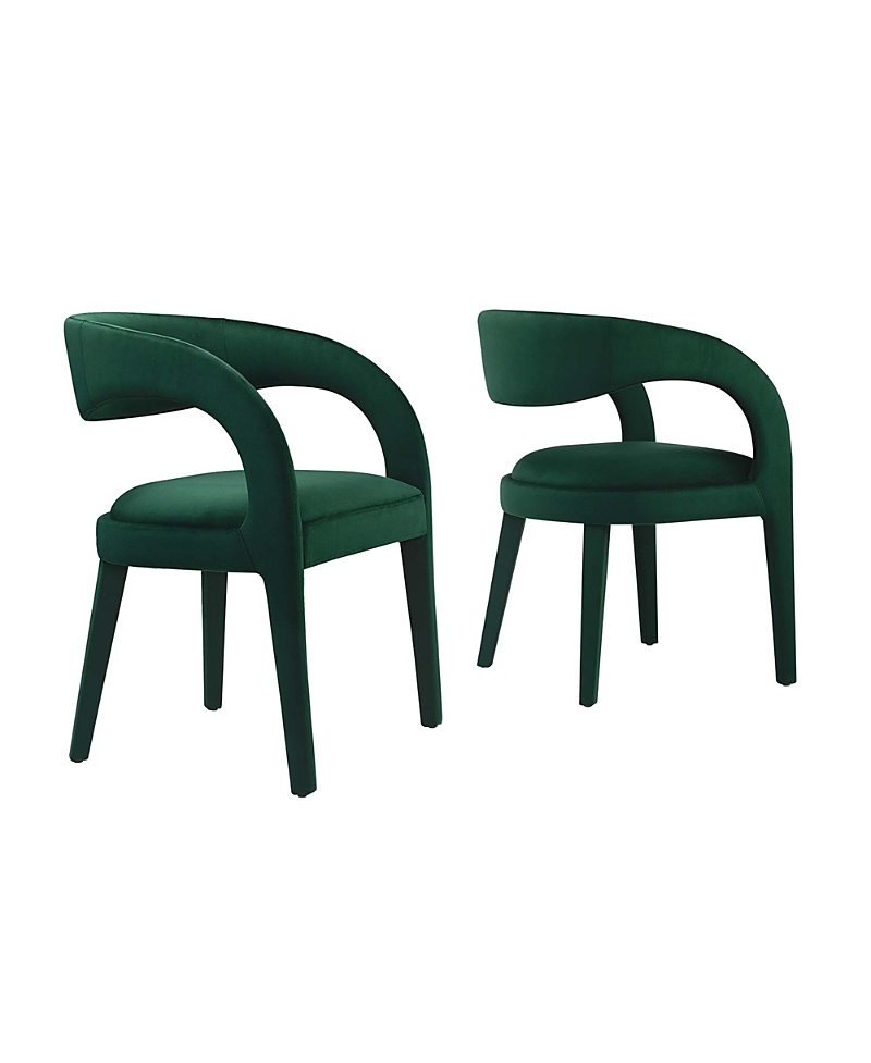 Modway Pinnacle Performance Velvet Dining Chair, Set of 2
