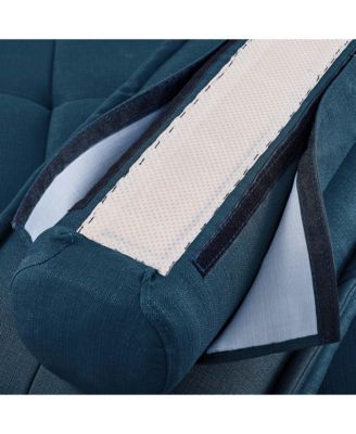 Saunter Tufted Fabric Armless Chair