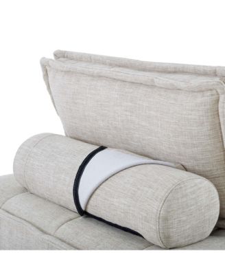 Saunter Tufted Fabric Armless Chair