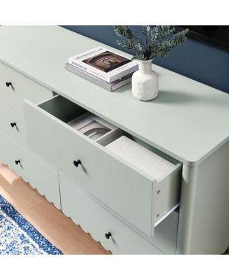 Emmeline Scalloped 6-Drawer Dresser