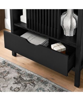 Vaughn 71" Arched Storage Display Cabinet