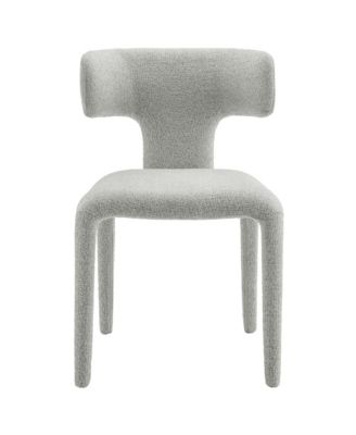 Stellan Curved Back Boucle Upholstered Dining Chair, Set of 2