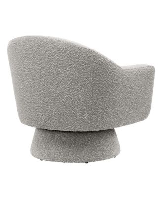 Astral Boucle Fabric Swivel Chair