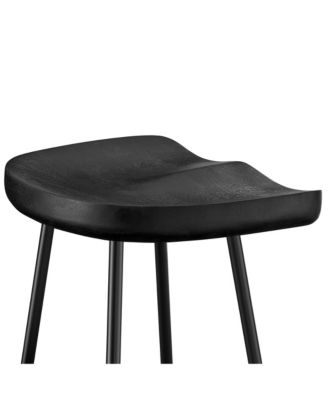 Concord Backless Wood Bar Stools, Set of 2