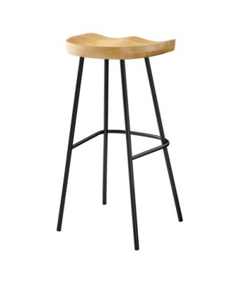 Concord Backless Wood Bar Stools, Set of 2