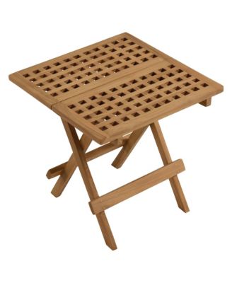 Vienna Outdoor Patio Teak Wood Side Table