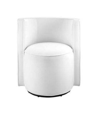 Della Performance Velvet Fabric Swivel Chair