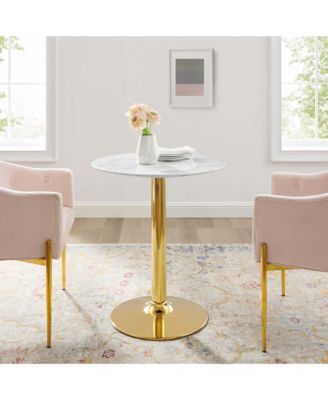 Verne 28" Artificial Marble Dining Table