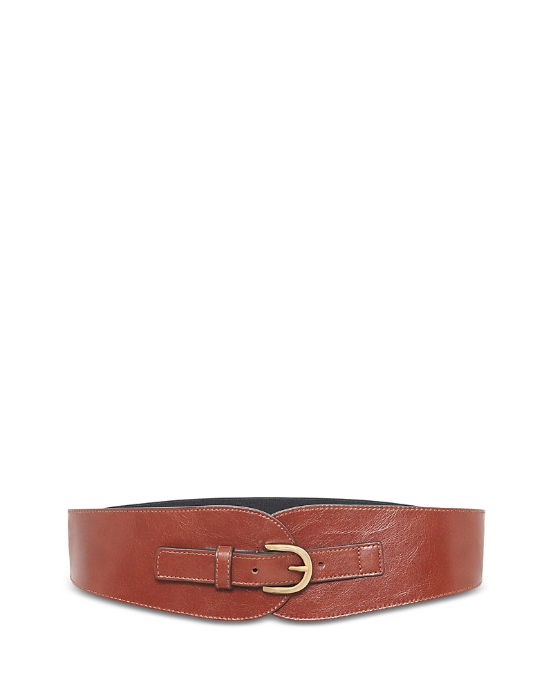 Gerard Darel Women's Olympe Leather Corset Belt