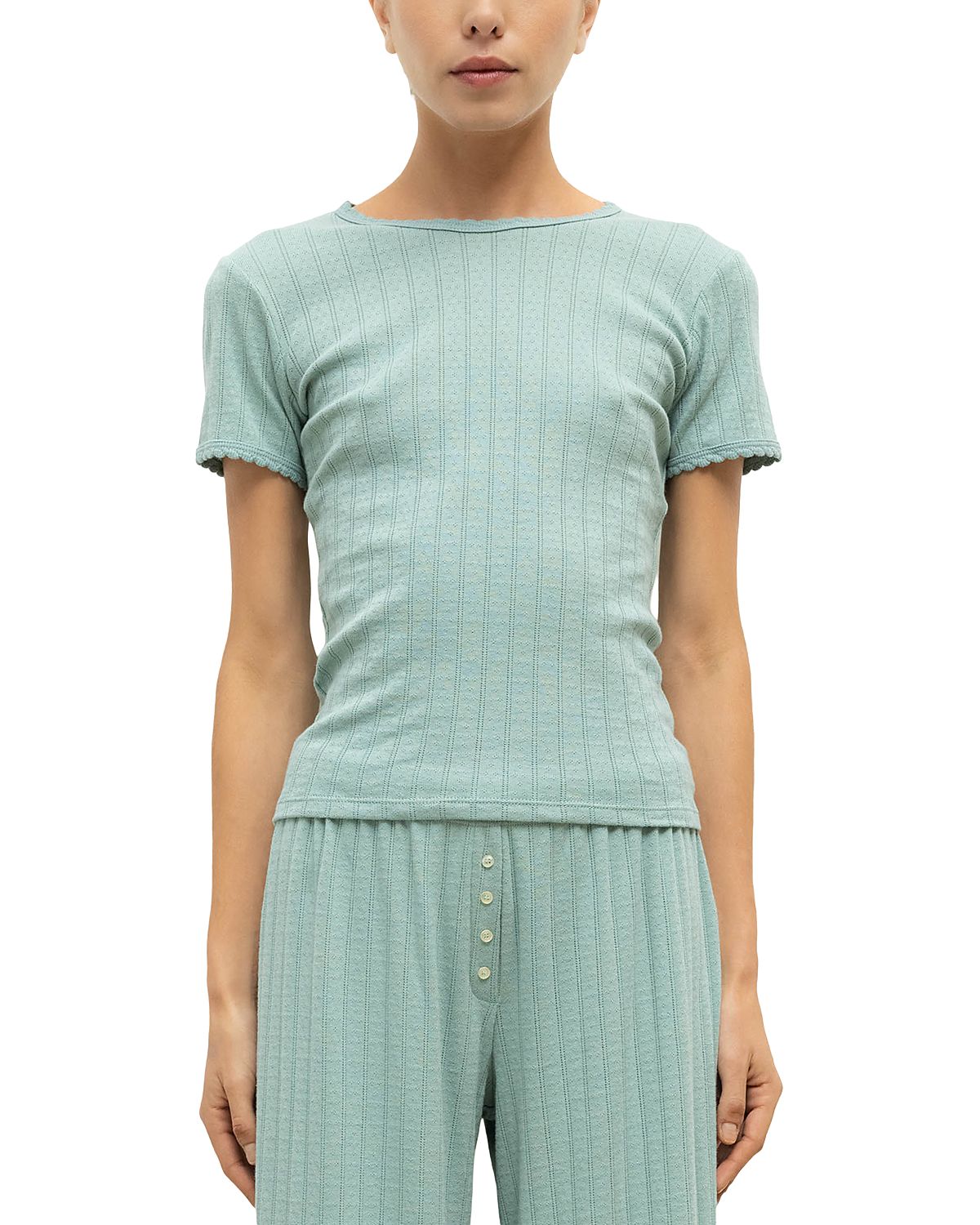Leset Pointelle Tee