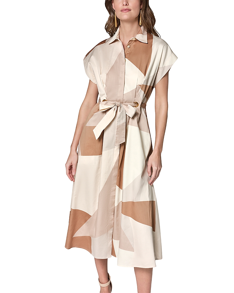 Donna Karan Printed Shirtdress
