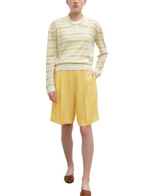 James Stripe Wool Polo