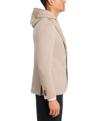 Hanry Slim Fit Jersey Sport Coat with Removable Hood