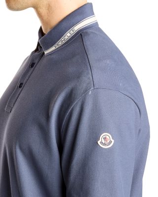 Stripe Collar Polo Shirt