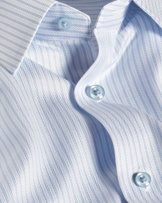 Trim Fit Stretch Twill Stripe Dress Shirt