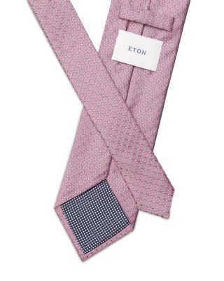 Micro Geometric Silk Classic Tie