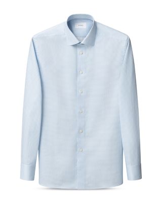 Geometric Twill Dress Shirt