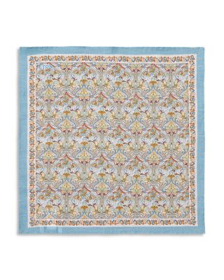 Floral Linen Pocket Square