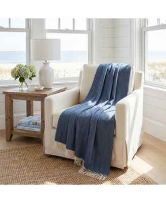 Herringbone Merino Wool Throw 