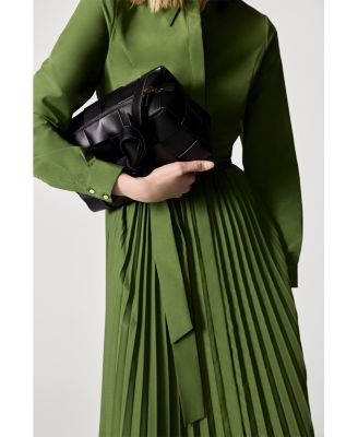 Kelsie Pleated Shirtdress