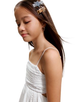 Girls' Zarela Broderie Mini Dress - Little Kid, Big Kid