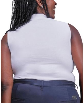  Plus The Everyday Mock Neck Tank Top