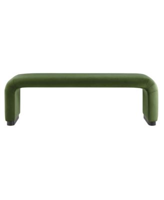 Koda Performance Velvet Waterfall Long Bench