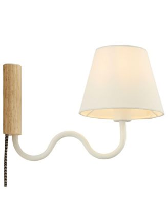  Sunlit Squiggle Arm Wall Sconce