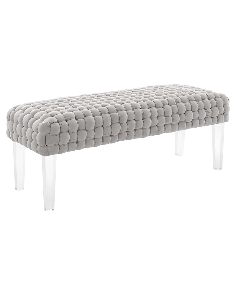 Photos - Storage Combination Modway Prologue Woven Performance Velvet Ottoman AD-BAC8-371DC3EB8594