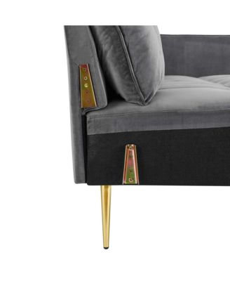  Cameron Tufted Performance Velvet Sofa