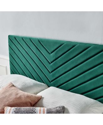 Modway Alyson Angular Channel Tufted Performance Velvet Headboard, Twin