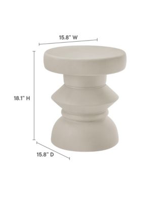  Terza Indoor - Outdoor Patio Concrete Side Table