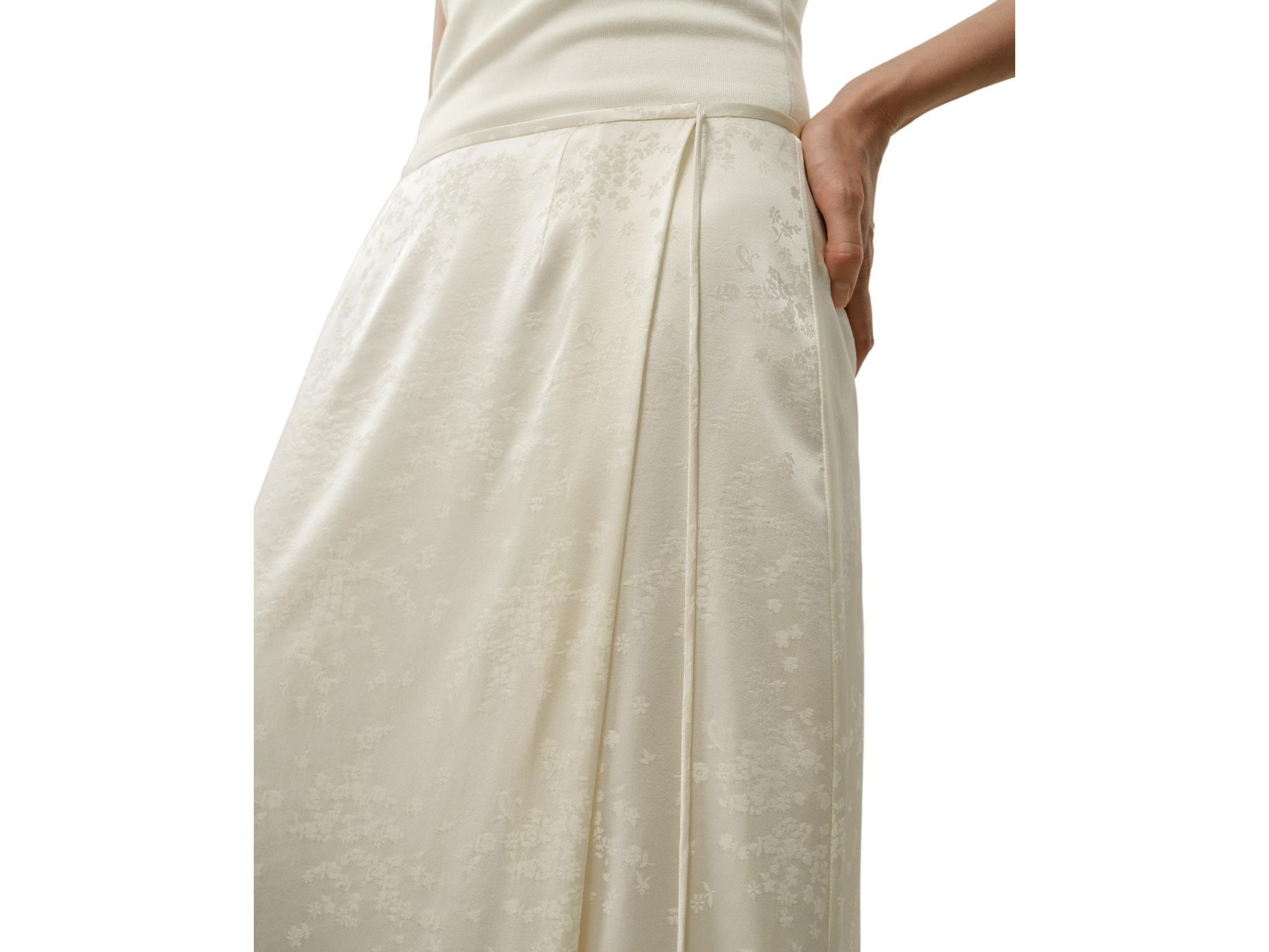 Ying Jacquard Silk Skirt — Image 4