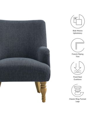  Ellington Fabric Upholstered Accent Armchair